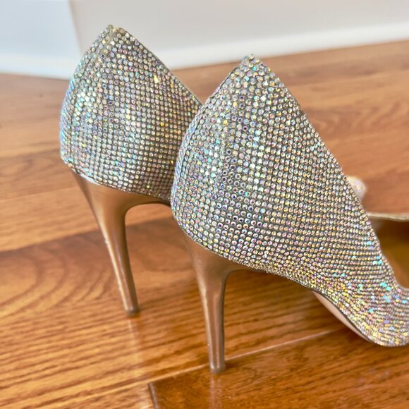 Stuart Weitzman rhinestone heels size 9 - Picture 4 of 5